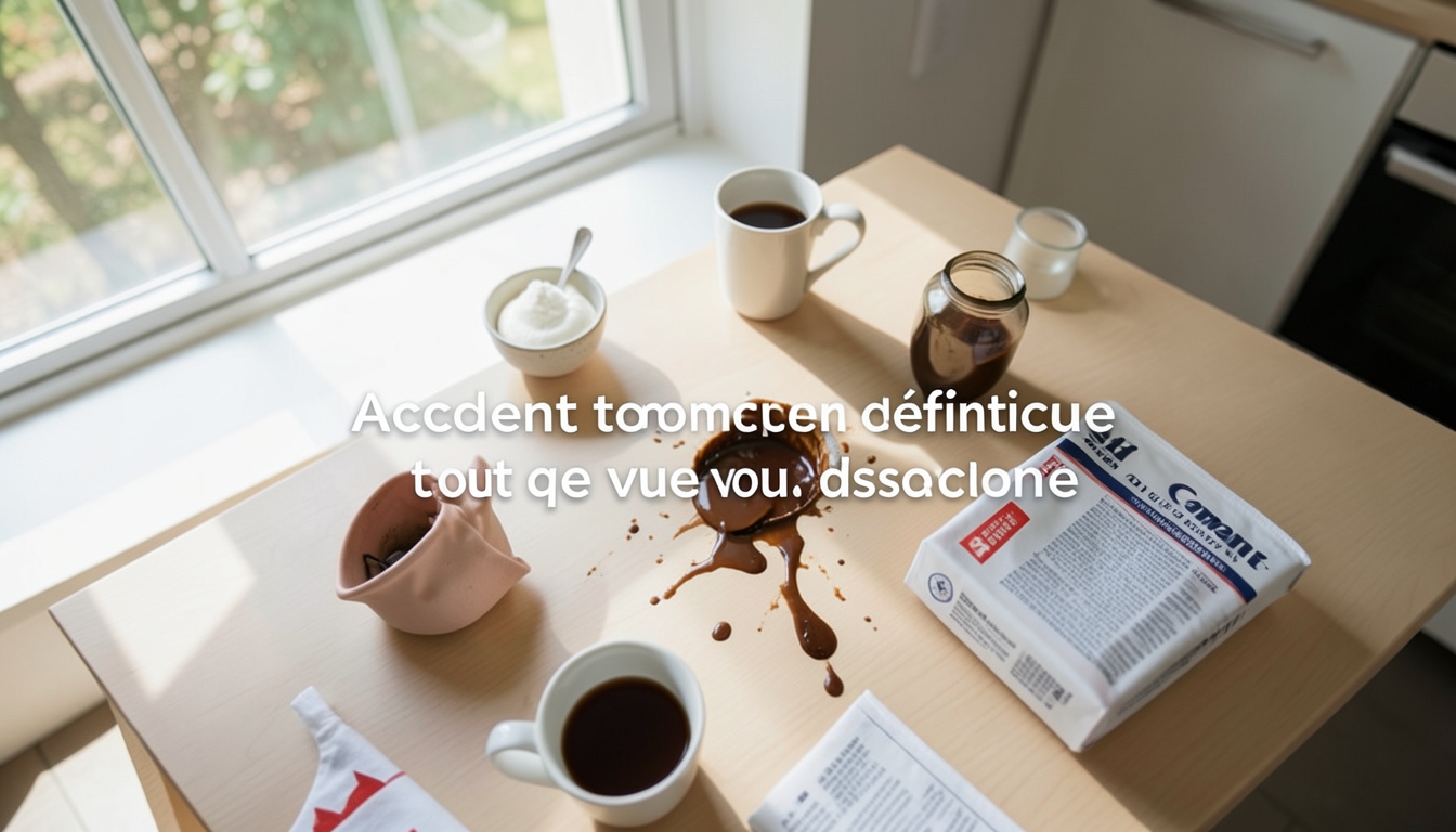 accident domestique définition assurance : scène de maison avec objet cassé